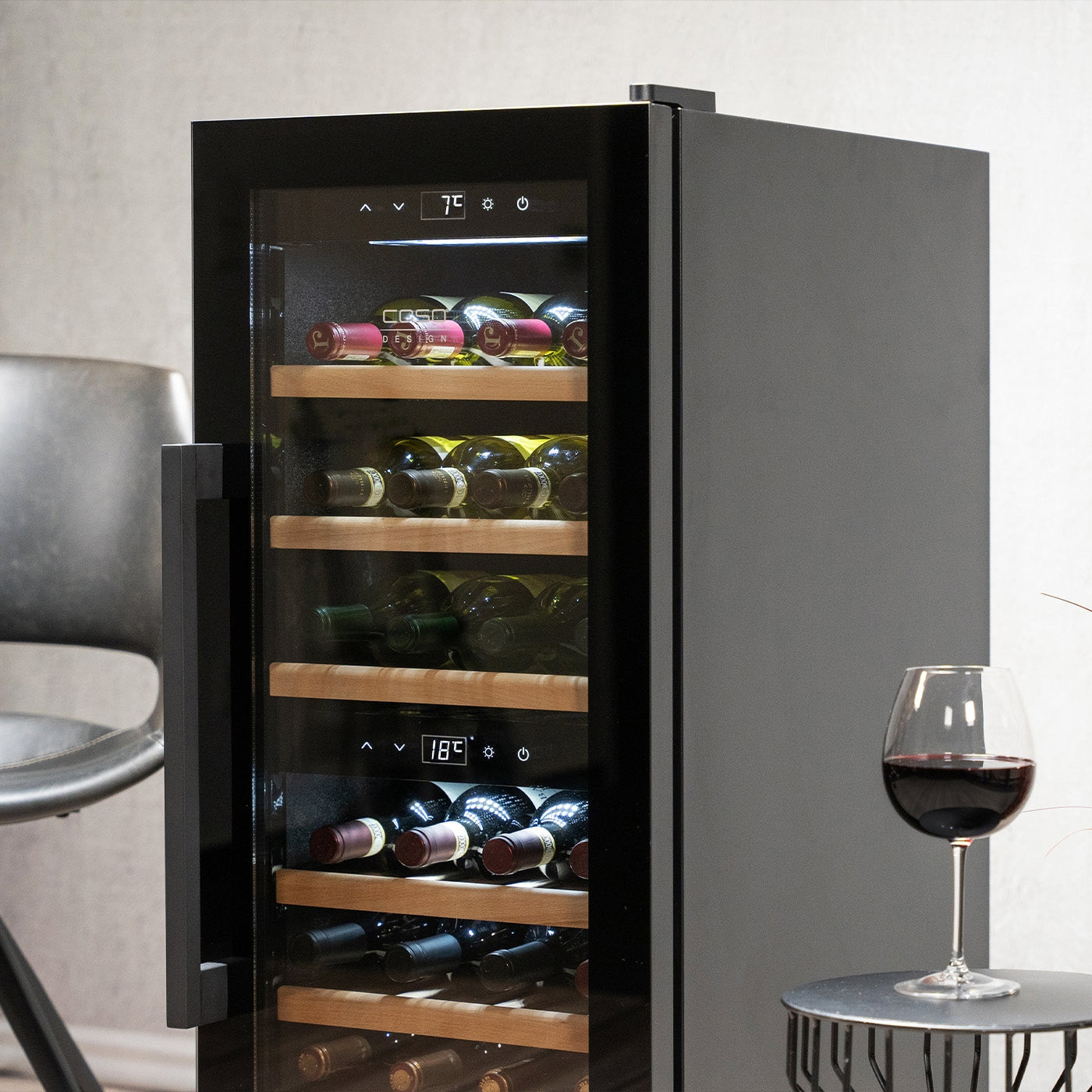 Weinkühlschrank 38 Flaschen Caso WineExclusive 38 Smart