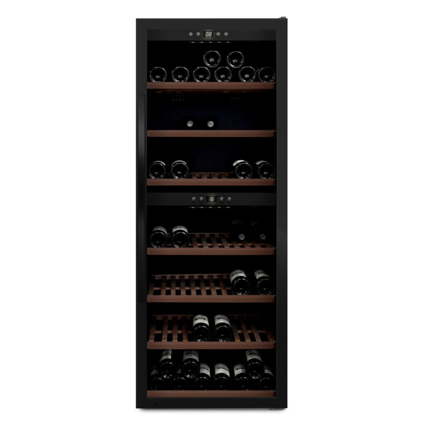 Weinkühlschrank 126 Flaschen WineExpert 126 Fullglass Black