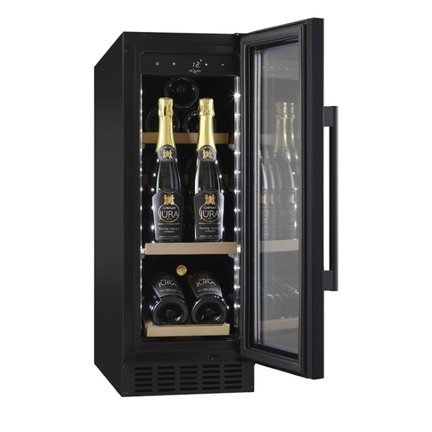 Weinkühlschrank 16 Flaschen WineCave 700 30S Anthracite Black Champagne