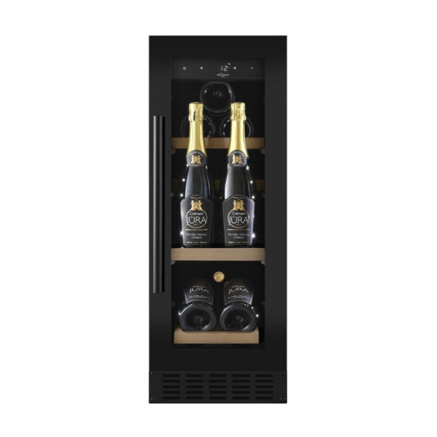 Weinkühlschrank 16 Flaschen WineCave 700 30S Anthracite Black Champagne
