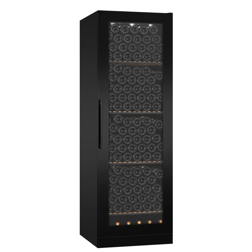 Weinkühlschrank 215 Flaschen WineStore 215 Full Glass Black