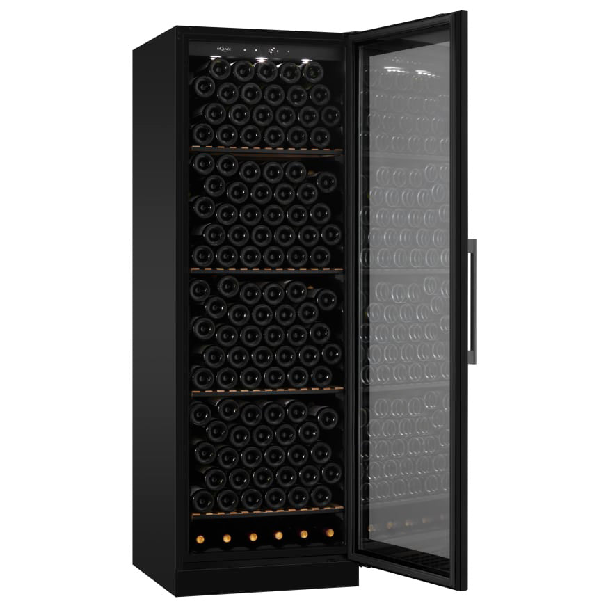 Weinkühlschrank 215 Flaschen WineStore 215 Full Glass Black