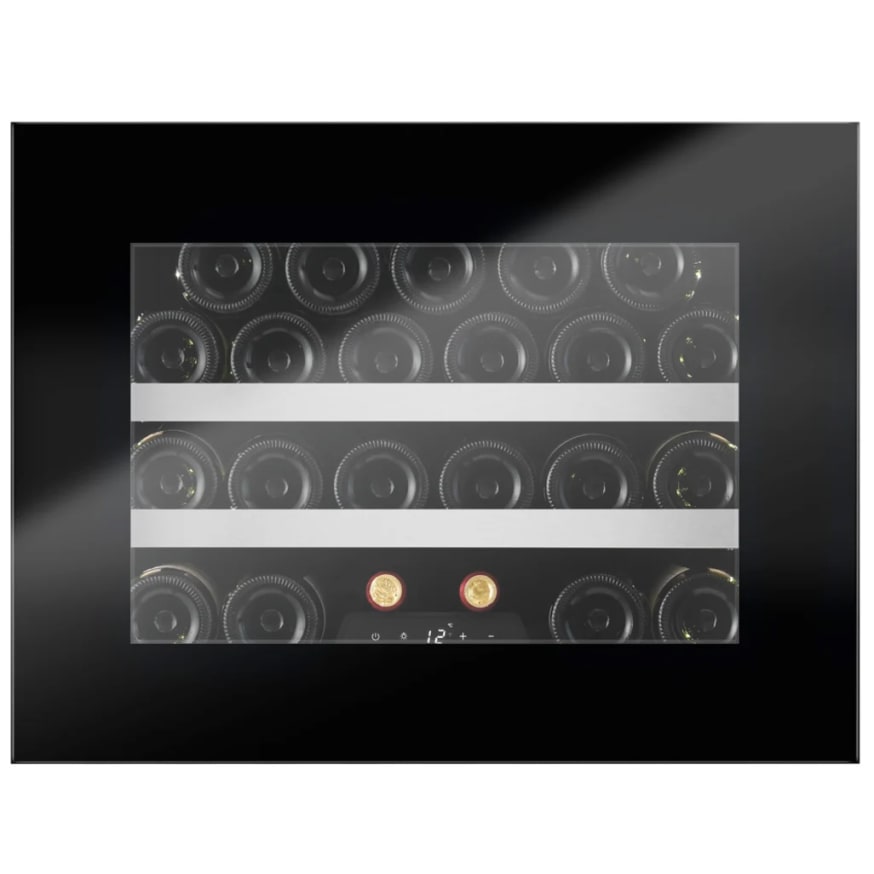 Weinkühlschrank 23 Flaschen WineKeeper 23S Fullglass Black Push/Pull