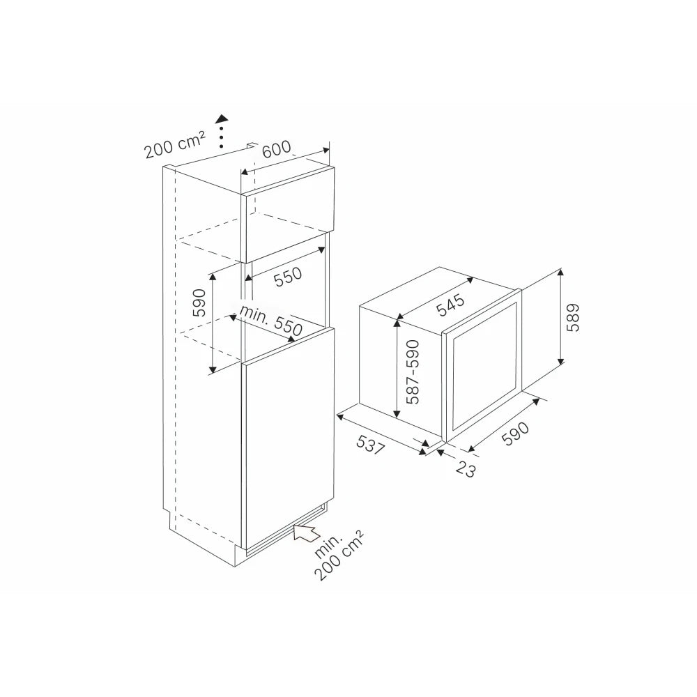 Wine refrigerator 30 bottles Küppersbusch FWK6862.0S