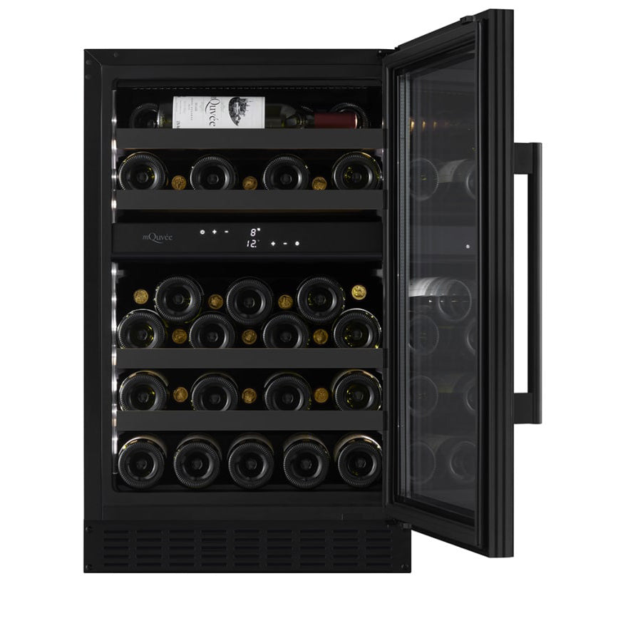 Weinkühlschrank 39 Flaschen mQuvée WineCave 700 50D All Black