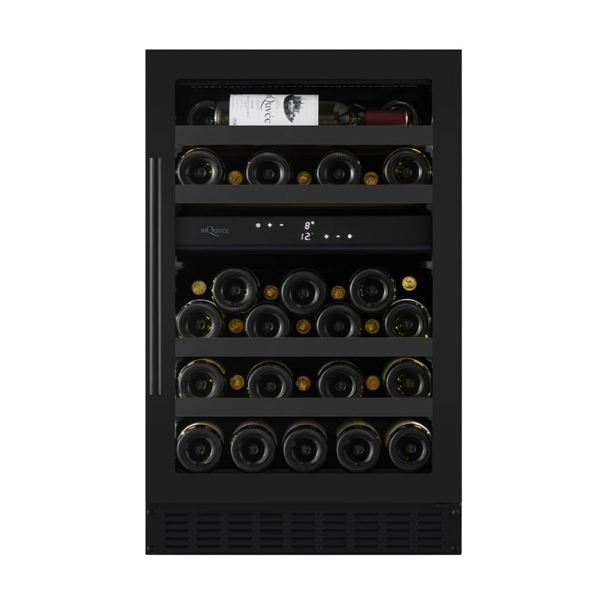 Weinkühlschrank 39 Flaschen mQuvée WineCave 700 50D All Black