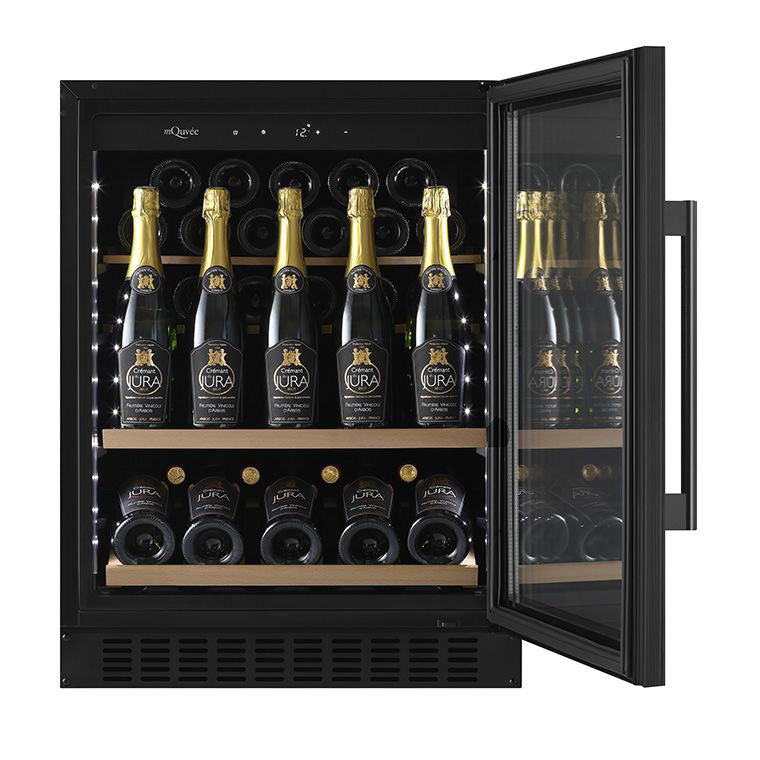 Weinkühlschrank 45 Flaschen WineCave 700 60S Anthracite Black Champagne