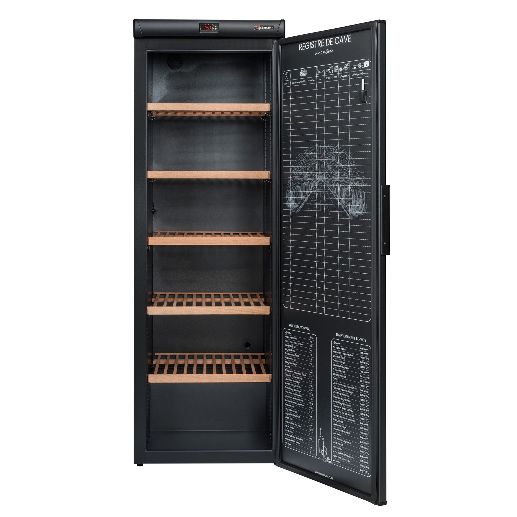 Weinkühlschrank 264 Flaschen Climadiff RESERVE 275