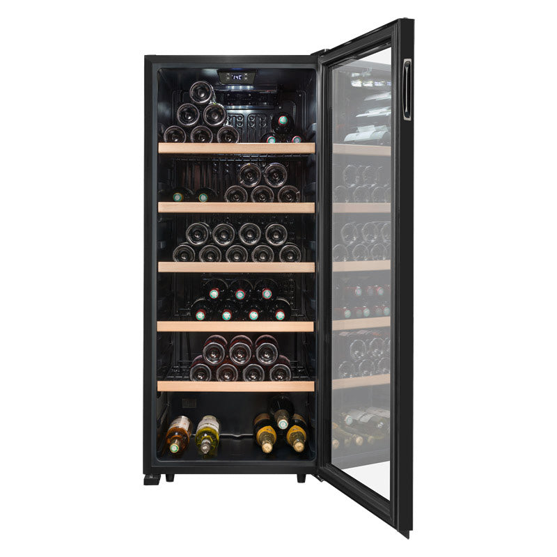 Wine fridge 121 bottles La Sommelière LS117 Black