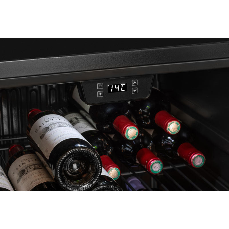 Wine fridge 121 bottles La Sommelière LS117 Black