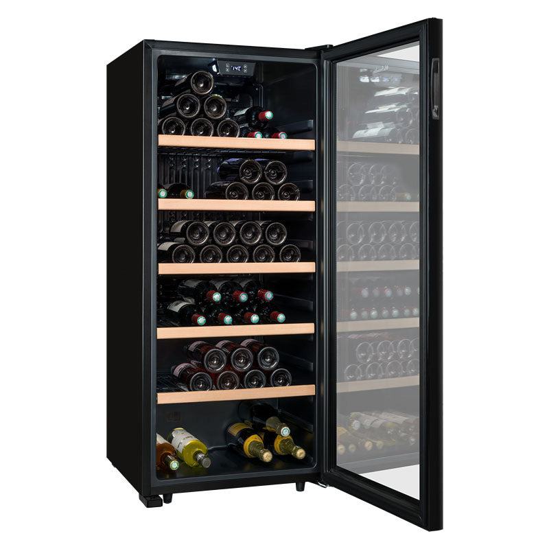 Wine fridge 121 bottles La Sommelière LS117 Black