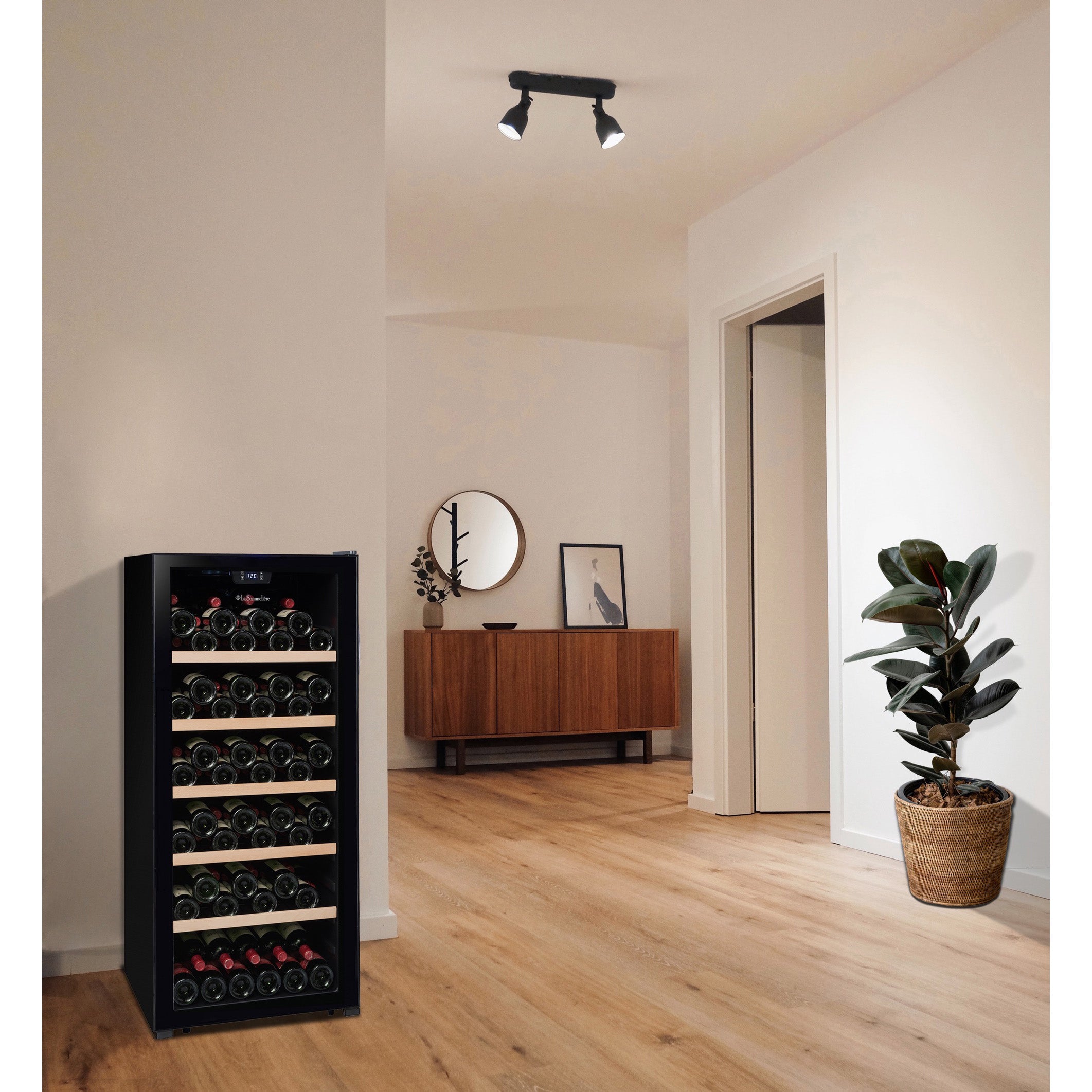 Weinkühlschrank 121 Flaschen La Sommelière LS117 Black