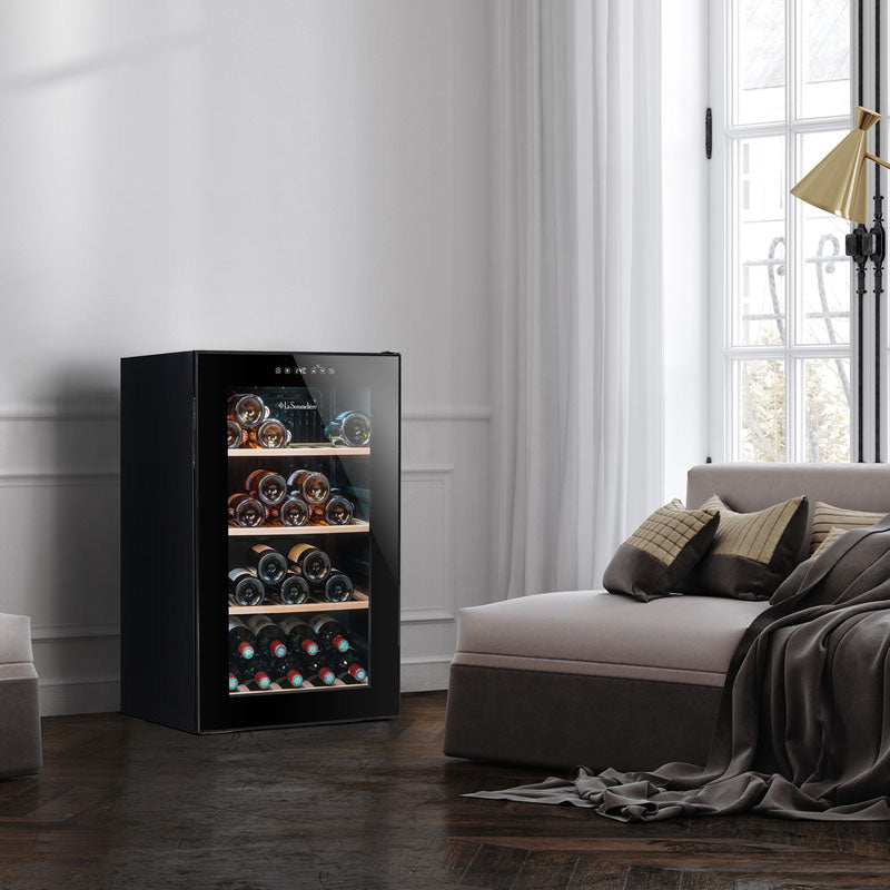 Weinkühlschrank 52 Flaschen La Sommelière LS52 Black