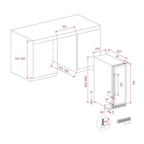 Weinkühlschrank TEKA 20 Flaschen Sommelier RVU 10020 GBK