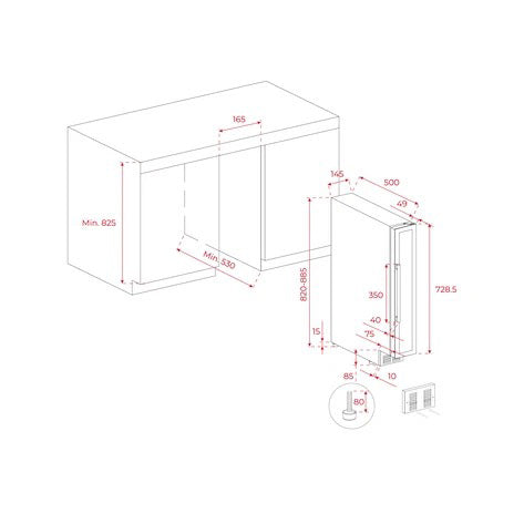 Weinkühlschrank TEKA 8 Flaschen Sommelier RVU 10008 GBK