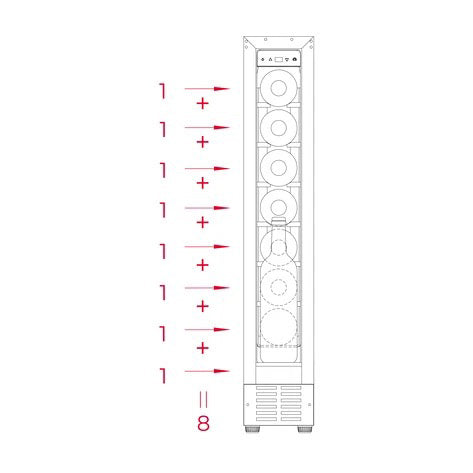 Weinkühlschrank TEKA 8 Flaschen Sommelier RVU 10008 GBK