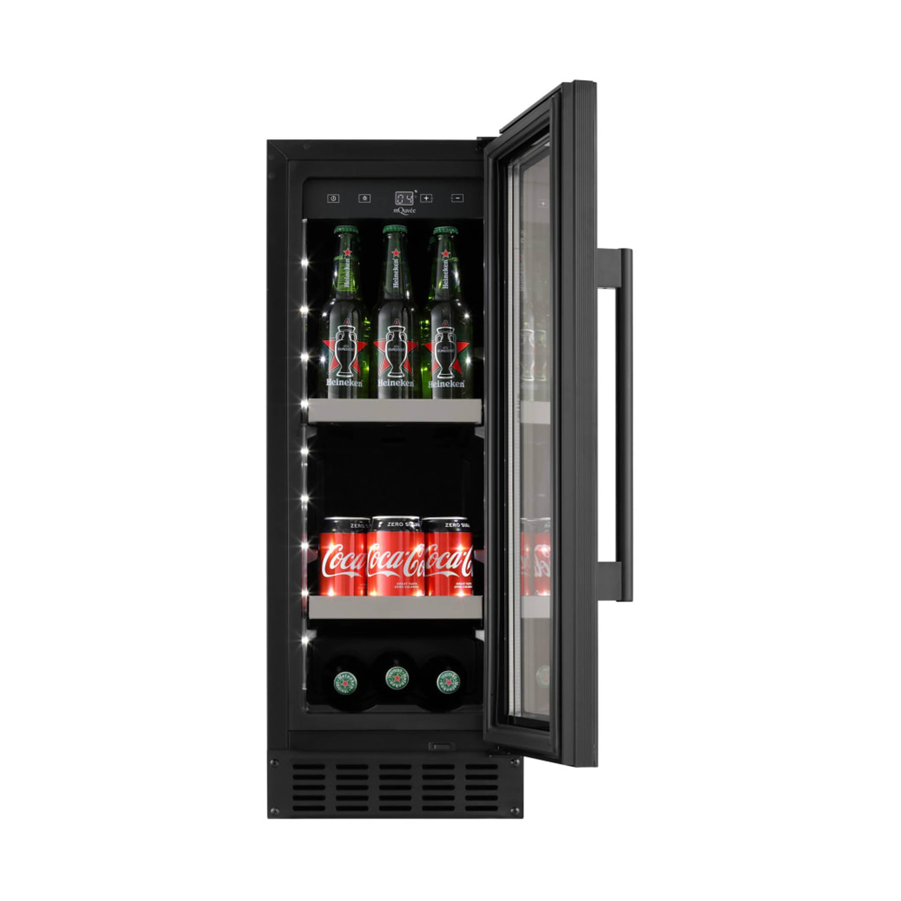 Bier- und Getränkekühlschrank BeerServer 30 Anthracite Black