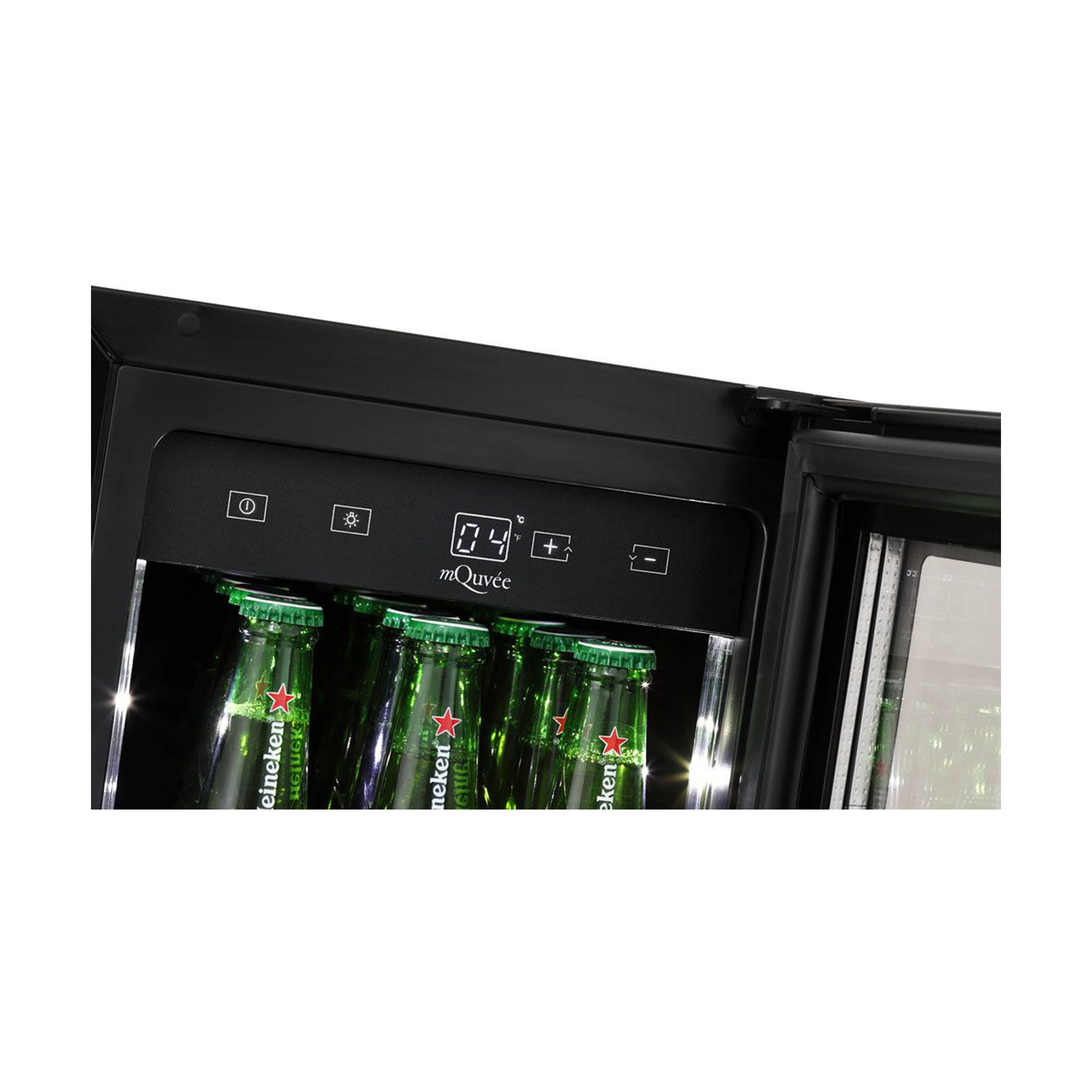 Bier- und Getränkekühlschrank BeerServer 30 Anthracite Black