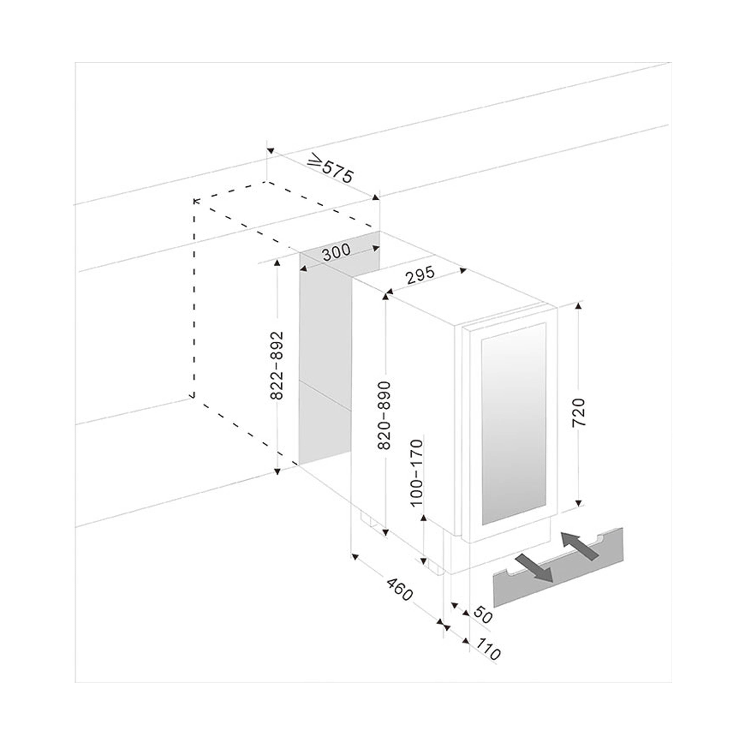 Bier- und Getränkekühlschrank BeerServer 30 Stainless