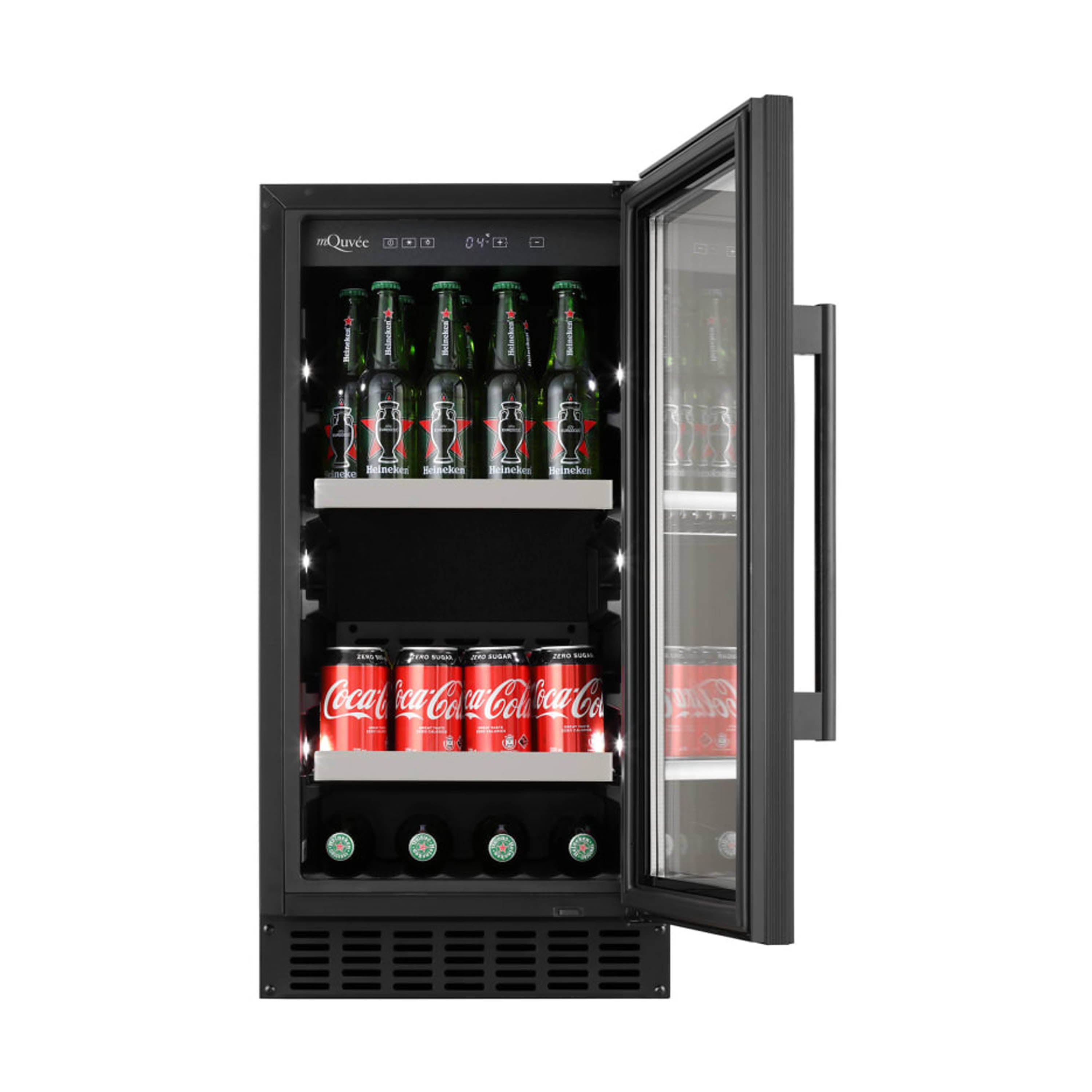 Bier- und Getränkekühlschrank BeerServer 40 Anthracite Black