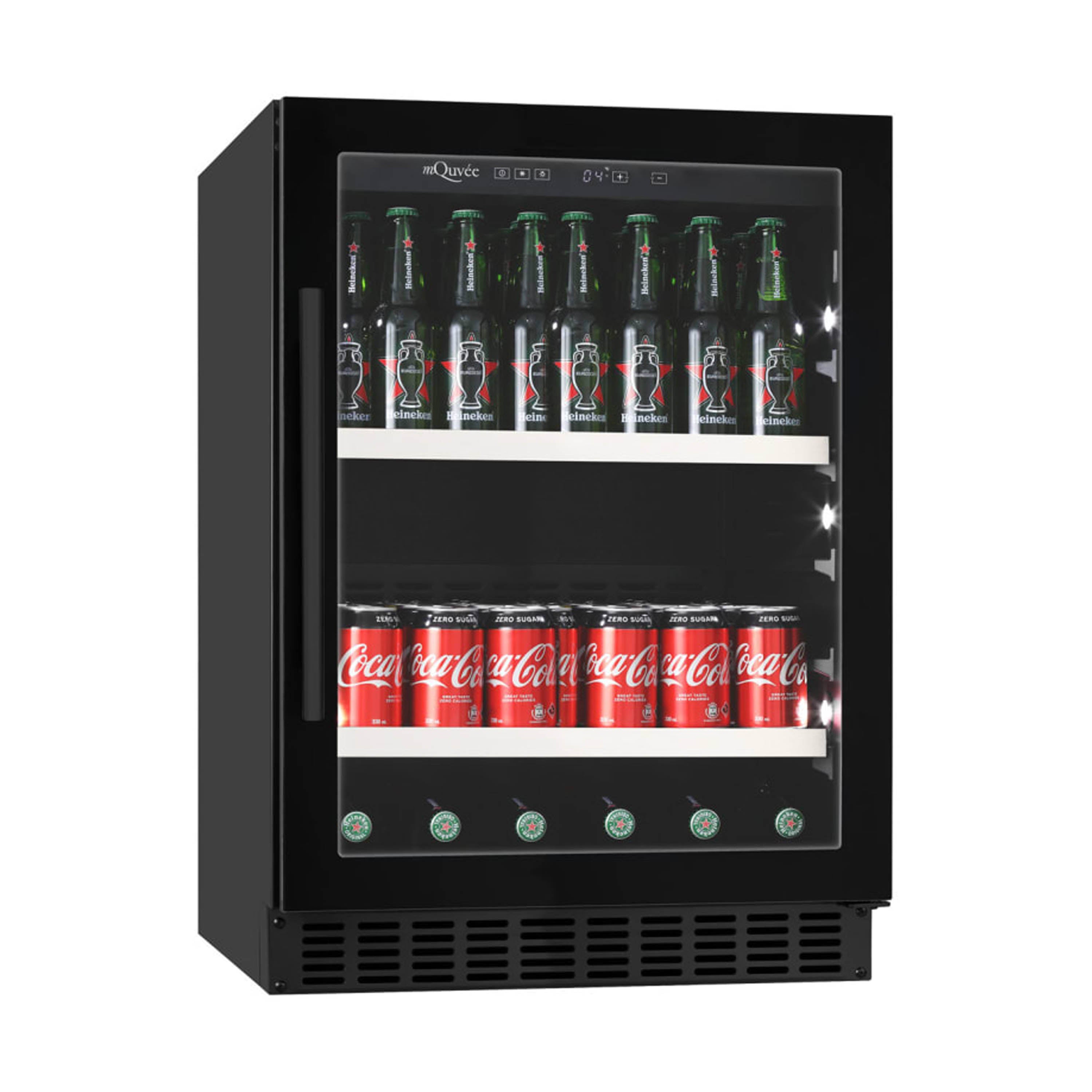 Bier- und Getränkekühlschrank BeerServer 60 Anthracite Black