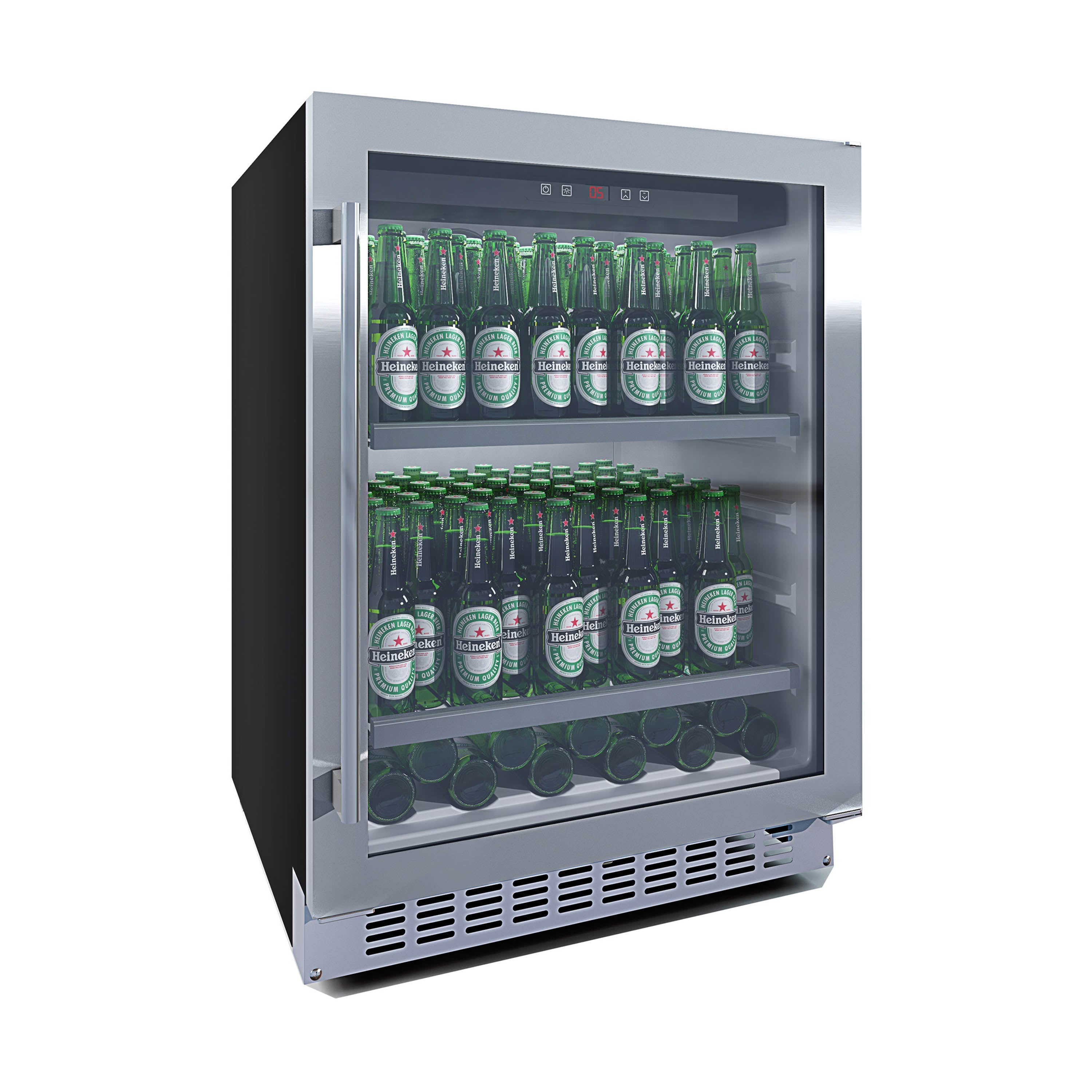 Bier- und Getränkekühlschrank BeerServer 60 Stainless