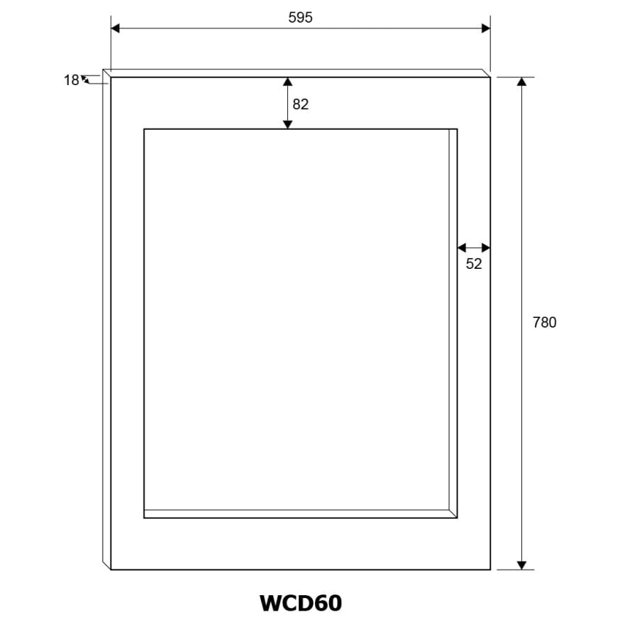 Weinkühlschrank 45 Flaschen WineCave 780 60D Panel Ready