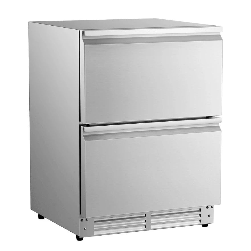 Freestanding beer cooler Cavin Outdoor Collection 51D Stainless