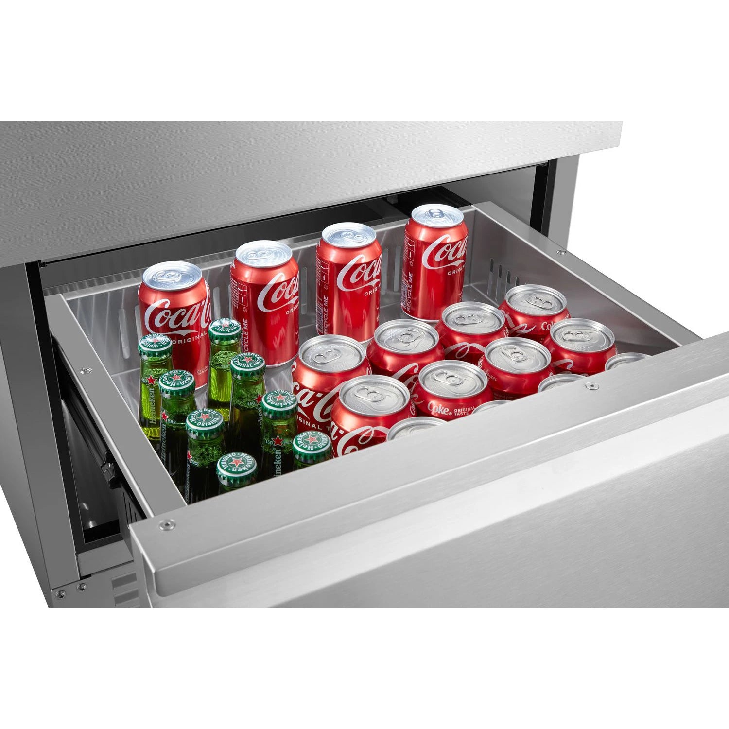 Freestanding beer cooler Cavin Outdoor Collection 51D Stainless