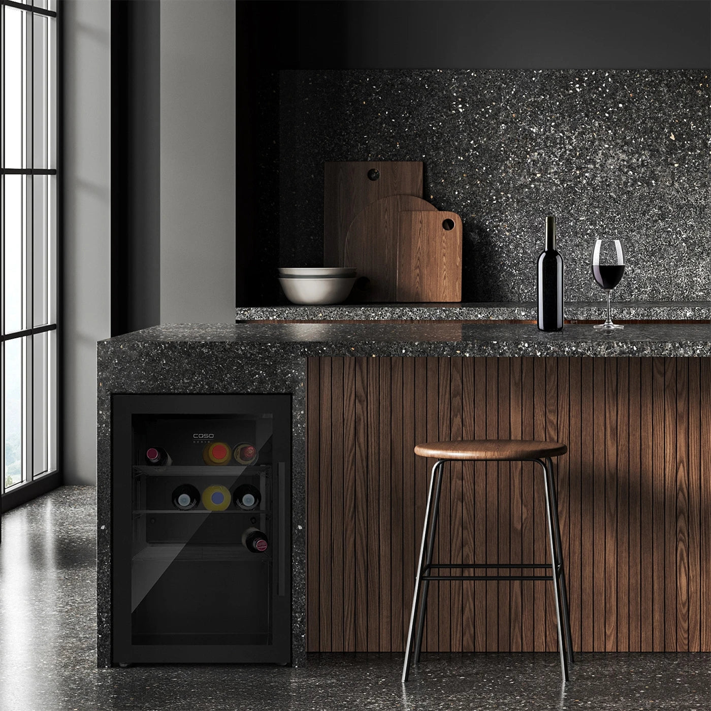 Beverage refrigerator Caso Barbecue Cooler Black SR