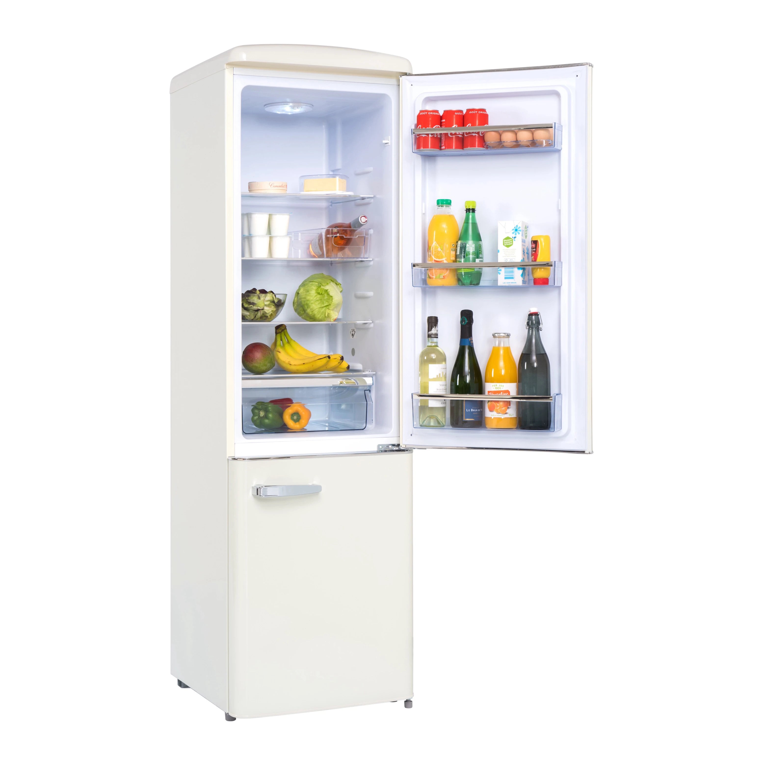 Retro Kühl-Gefrierkombination Frigelux CB255RCA++ creme