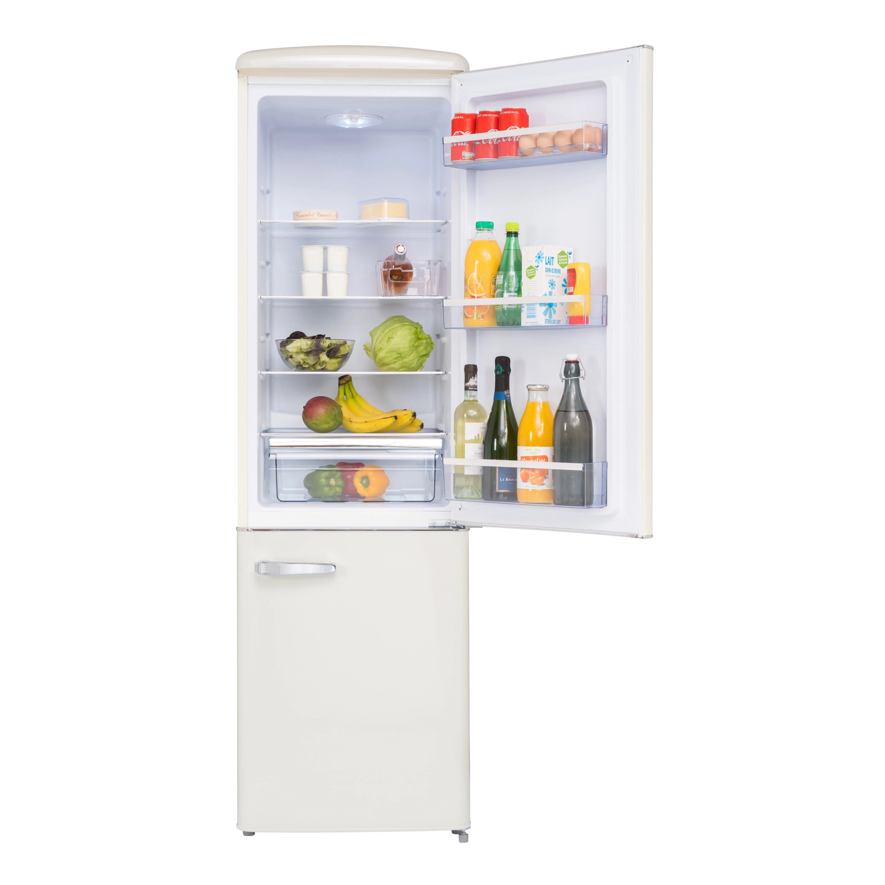 Retro Kühl-Gefrierkombination Frigelux CB255RCA++ creme