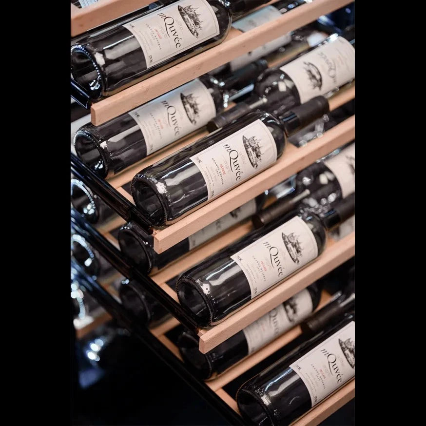 Weinklimaschrank 103 Flaschen mQuvée Velvet 125 Glass Premium "Rail" Package