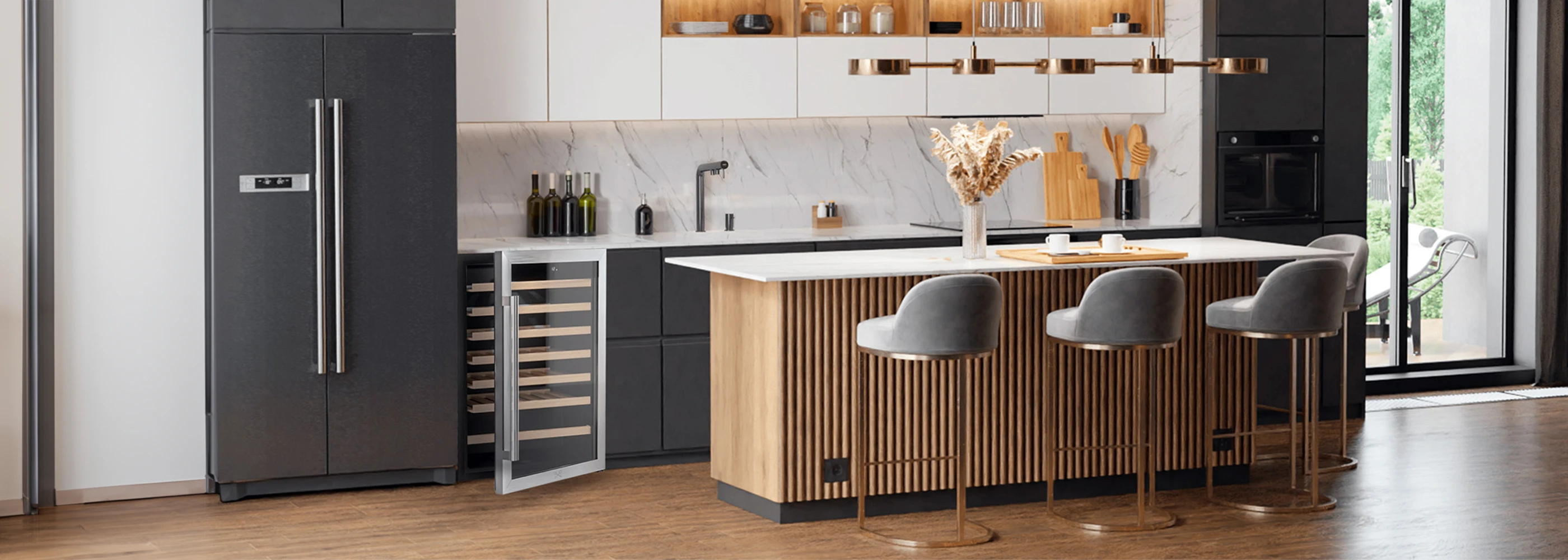 Weinkuehlchranke Les Petits Champs - Reihe