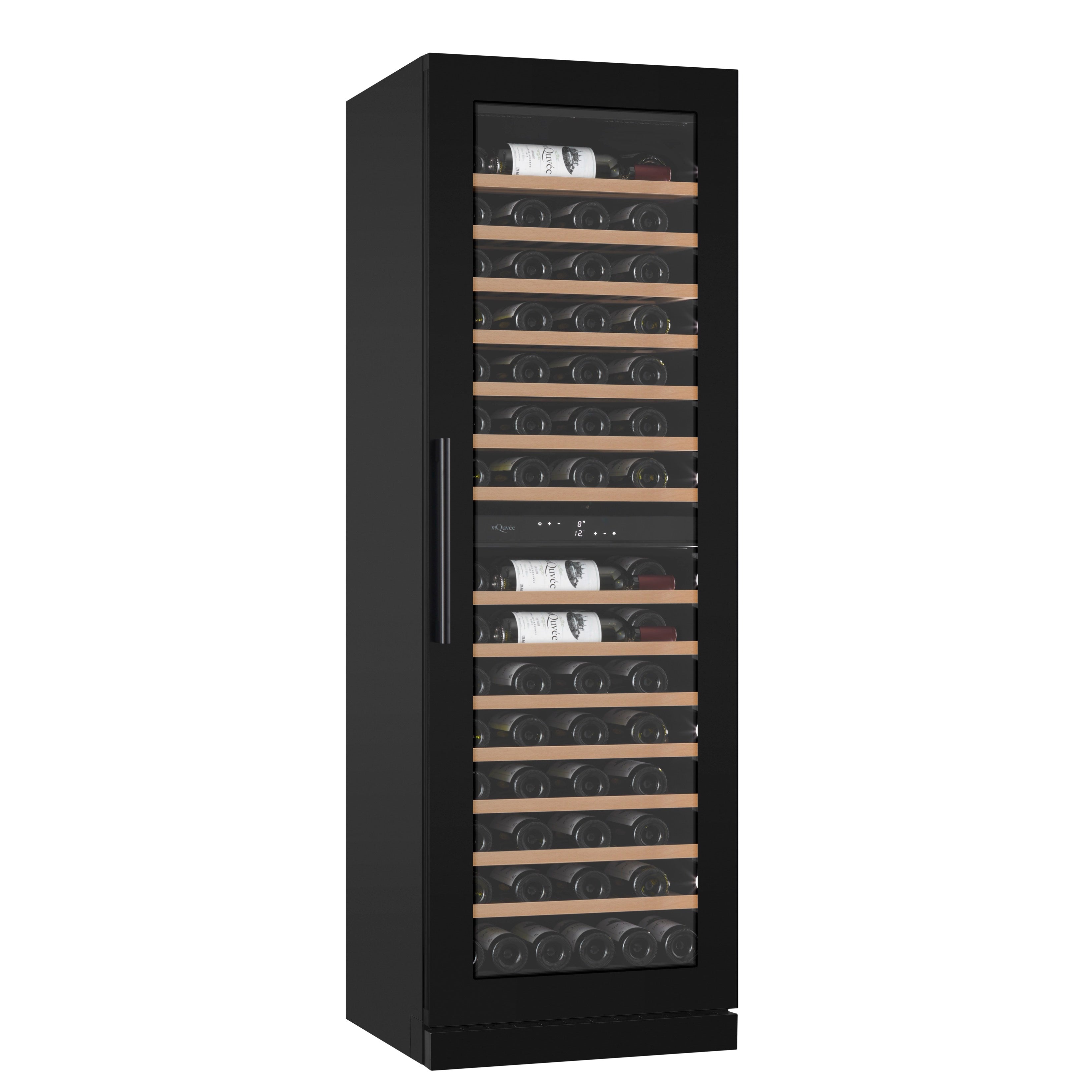 Weinkühlschrank 115 Flaschen WineCave 187 Anthracite Black