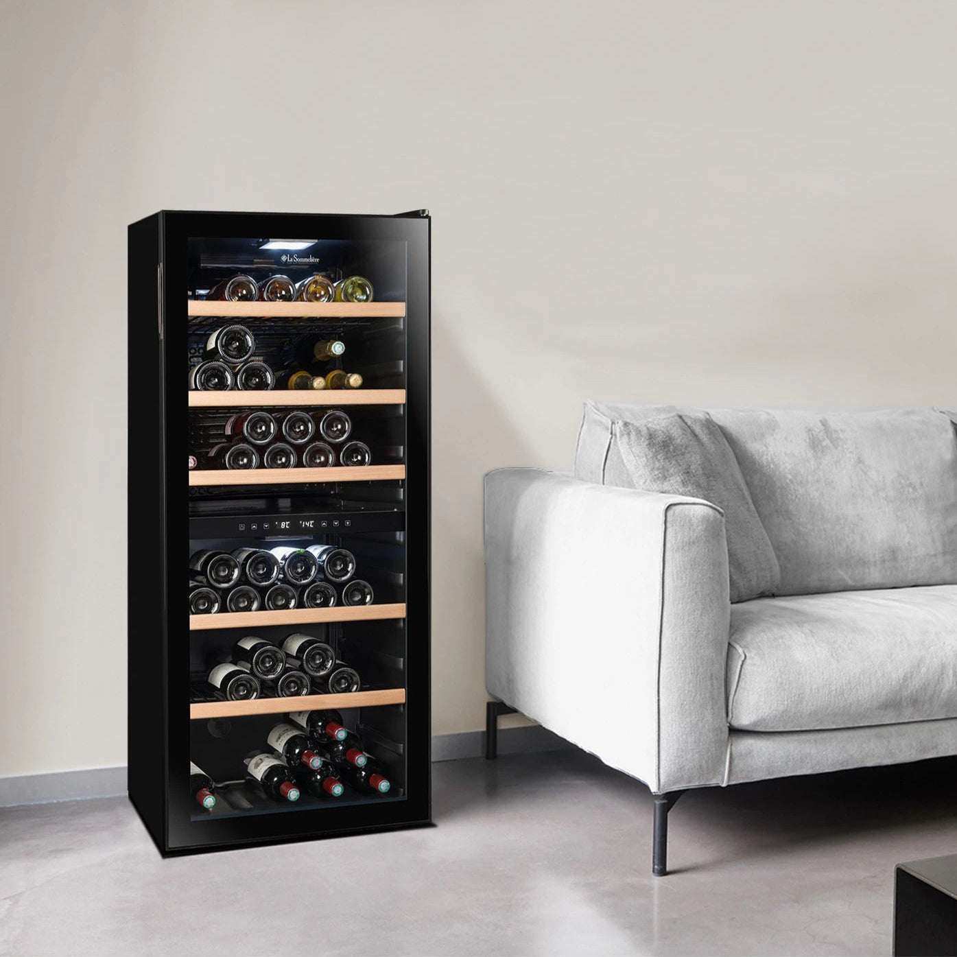 Weinkühlschrank 102 Flaschen La Sommelière LS102DZ BLACK