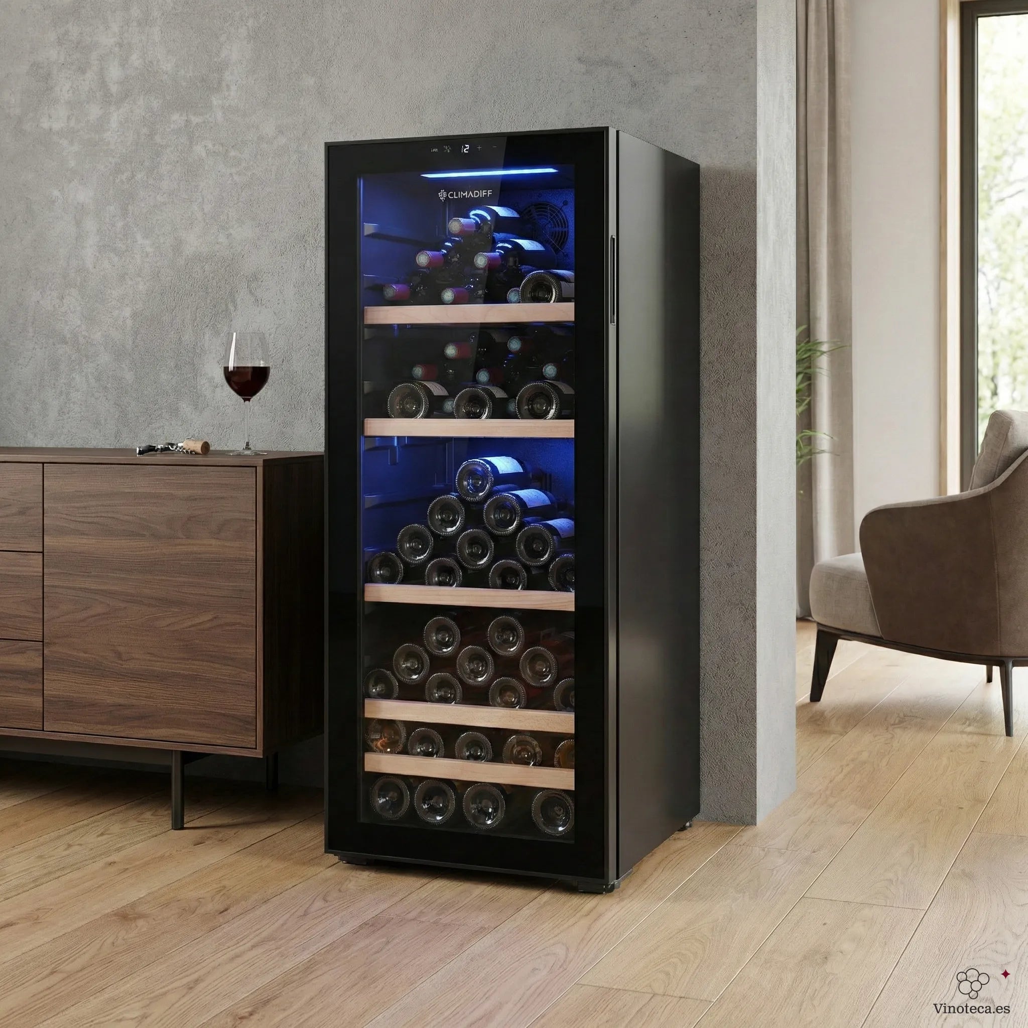 Weinkühlschrank 108 Flaschen Climadiff CEPAGE108