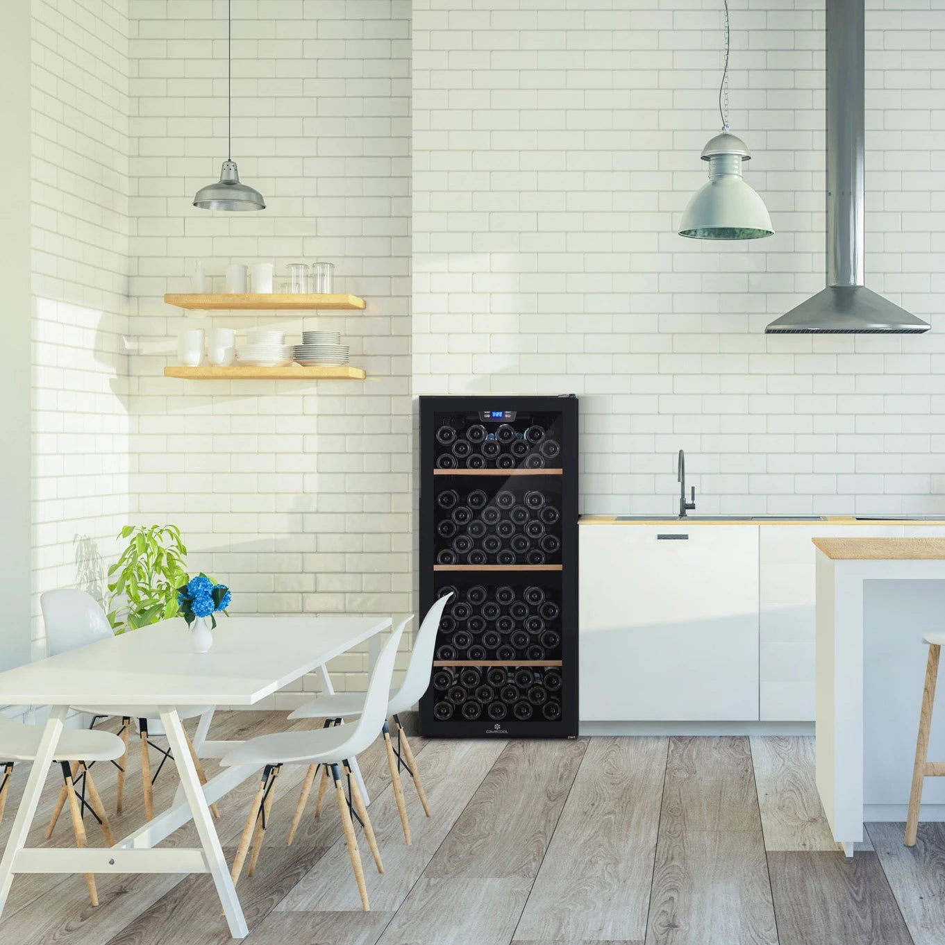 Wine Cooler 122 bottles Cavecool Chill Sapphire CC102SB-1