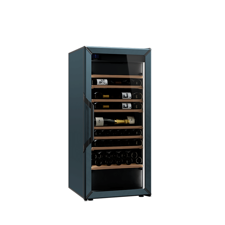 Weinkühlschrank 126 Flaschen Goguette 3 Zonen Blau