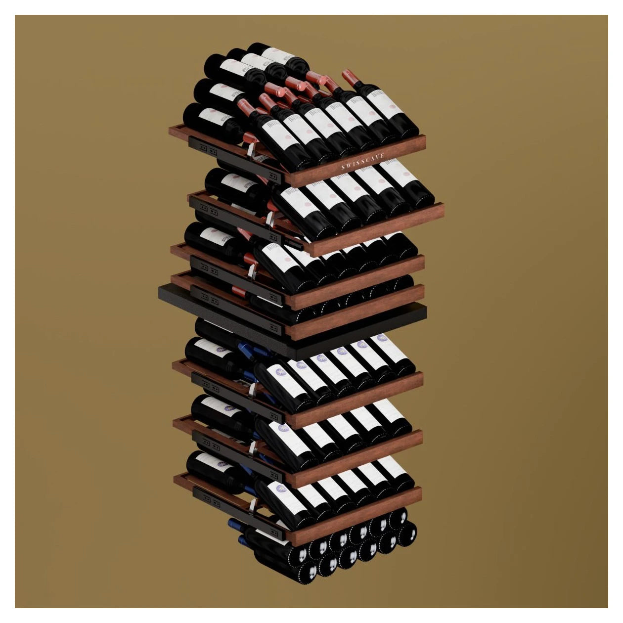 Weinkühlschrank 144 Flaschen Swisscave WLB-460DFLD-MIX