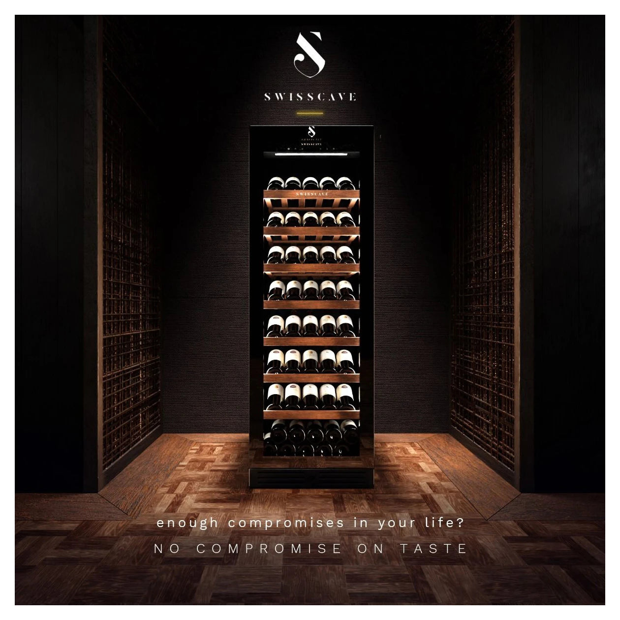 Weinkühlschrank 151 Flaschen Swisscave WLB-460FLD-MIX