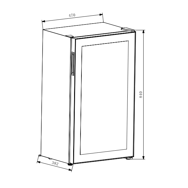 Wine Cooler 17 bottles Cavin Polar Collection 17