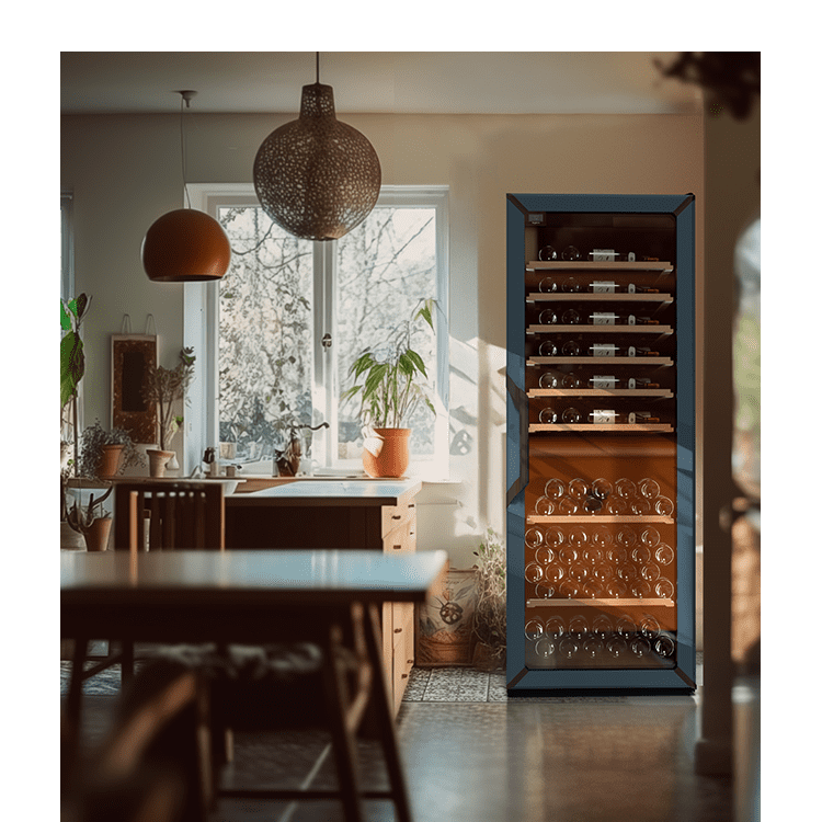 Weinkühlschrank 170 Flaschen Goguette Blau