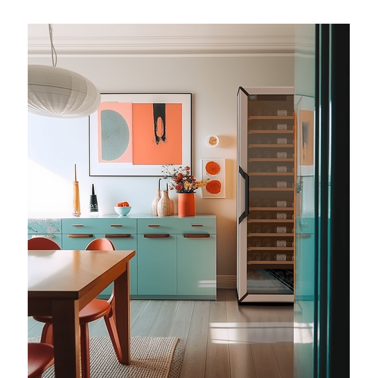 Wine Refrigerator 170 Bottles Goguette White