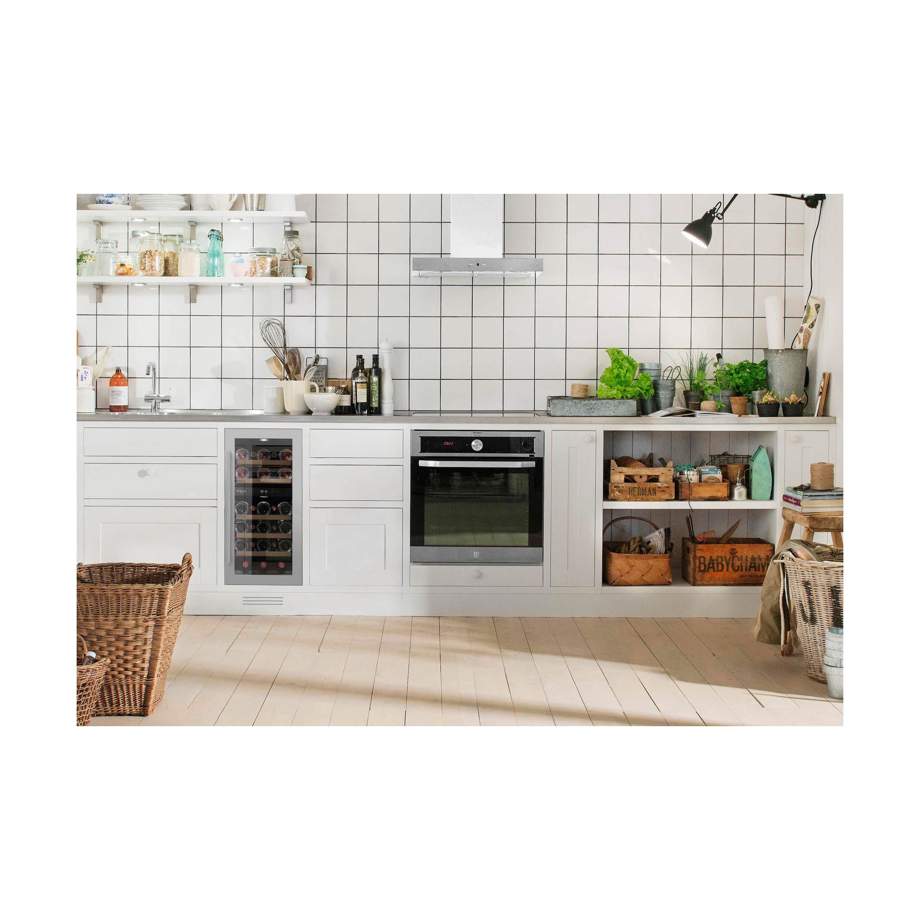 Weinkühlschrank 28 Flaschen WineCave 700 40D Stainless