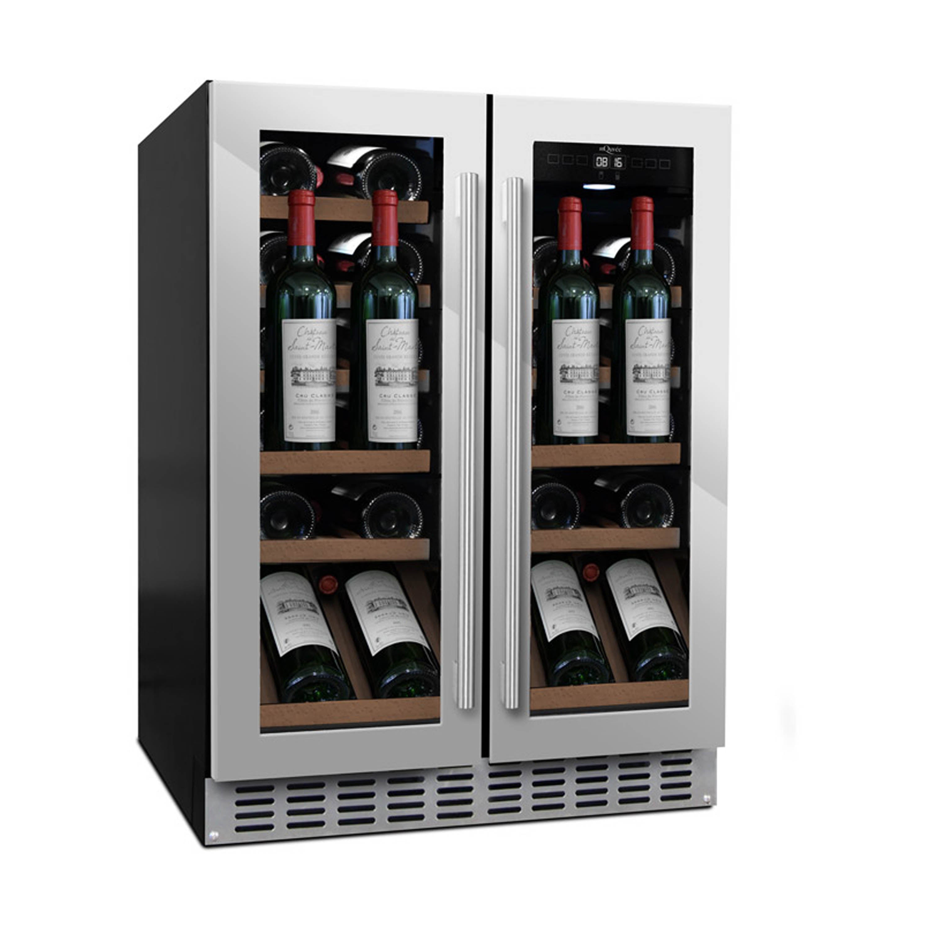Weinkühlschrank 31 Flaschen WineCave 60D2 Stainless