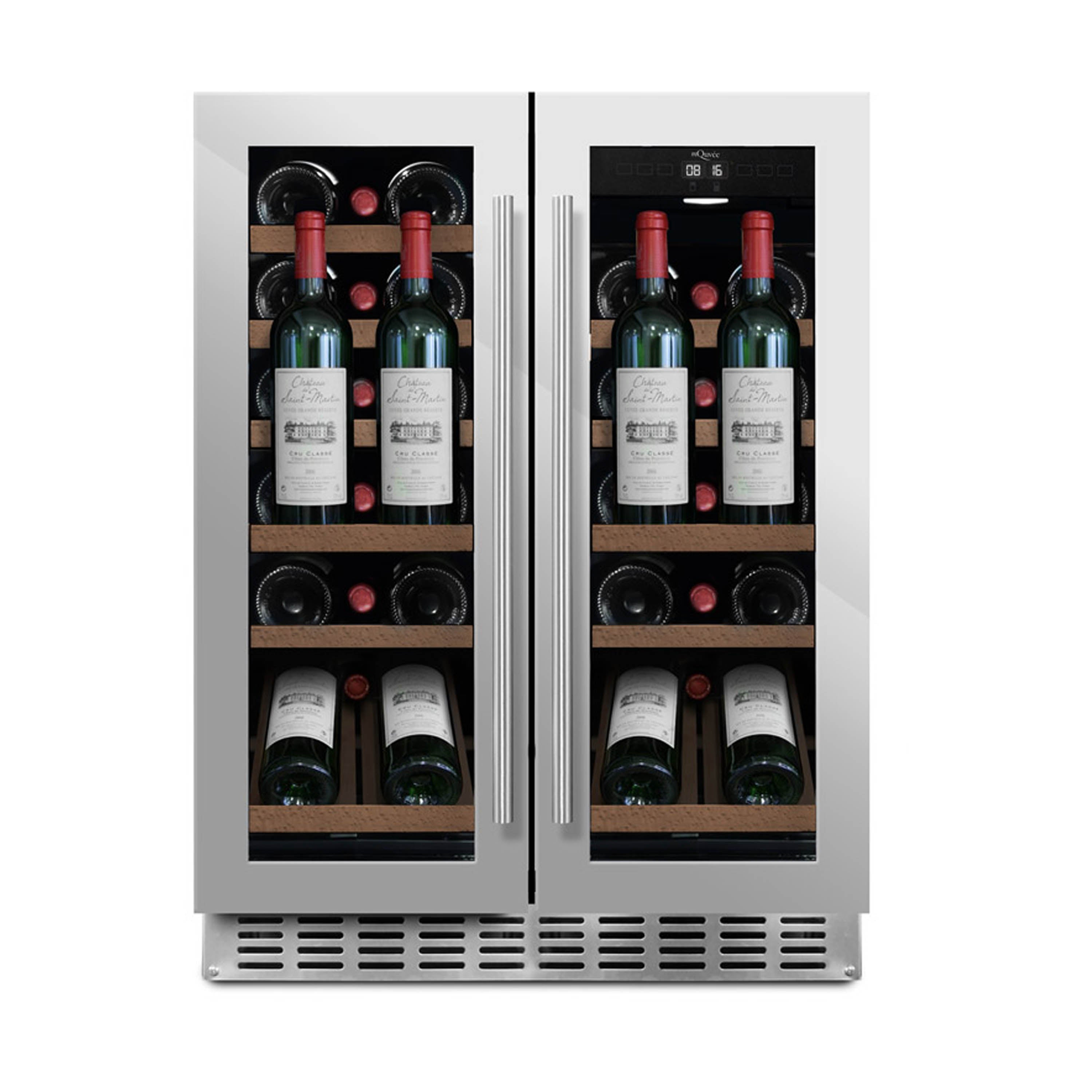Weinkühlschrank 31 Flaschen WineCave 60D2 Stainless
