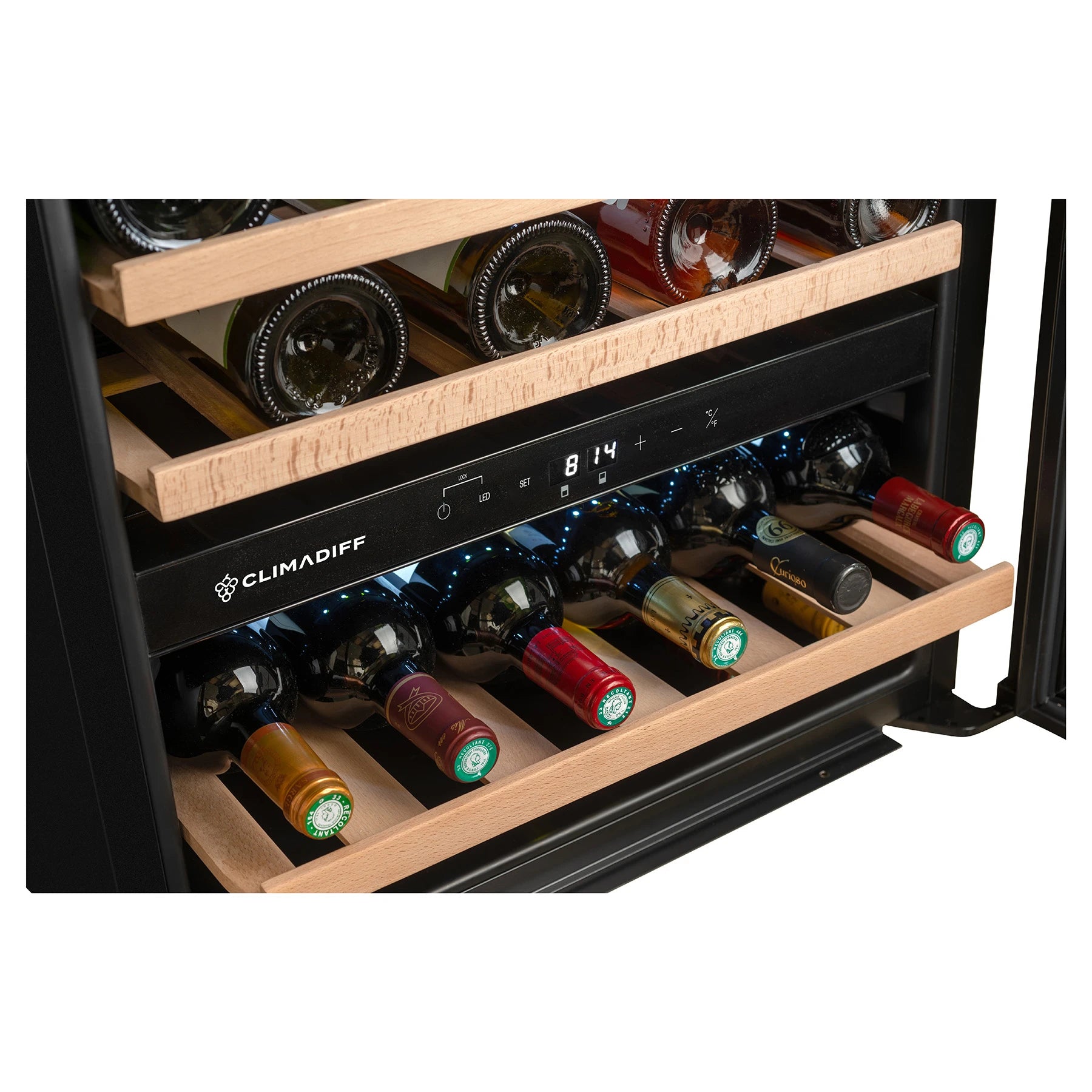 Wine Cooler 36 bottles Climadiff CBI36D2B Dual-zone