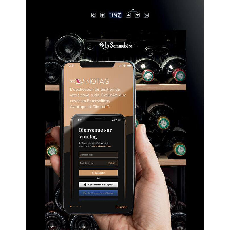 Weinkühlschrank 36 Flaschen La Sommelière LS36 Black