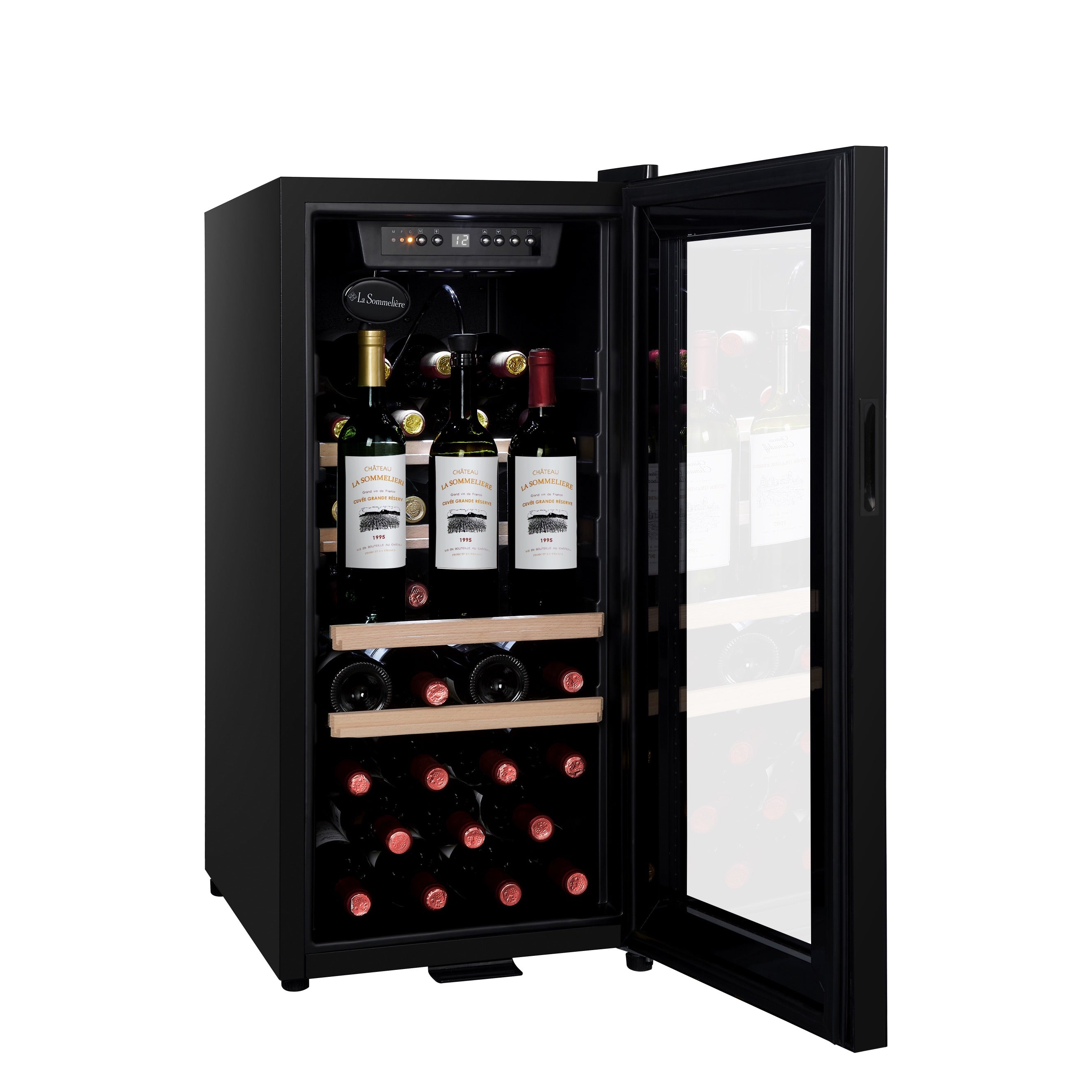 Weinkühlschrank 38 Flaschen La Sommelière LS38 BLACK